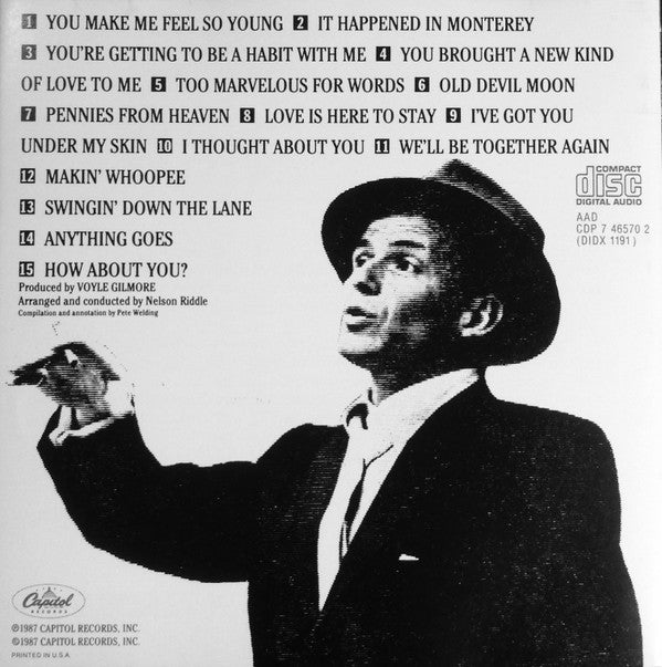Frank Sinatra : Songs For Swingin' Lovers! (CD, Album, RE, RM)