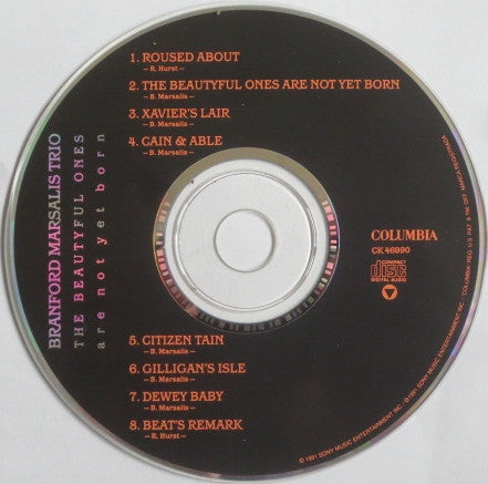 Branford Marsalis Trio : The Beautyful Ones Are Not Yet Born (CD, Album)