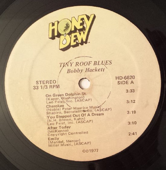 Bobby Hackett : Tin Roof Blues (LP)