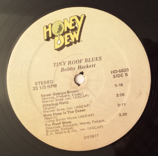 Bobby Hackett : Tin Roof Blues (LP)