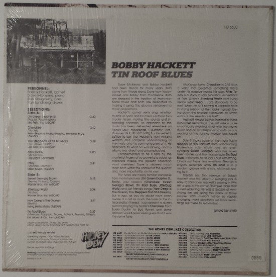Bobby Hackett : Tin Roof Blues (LP)