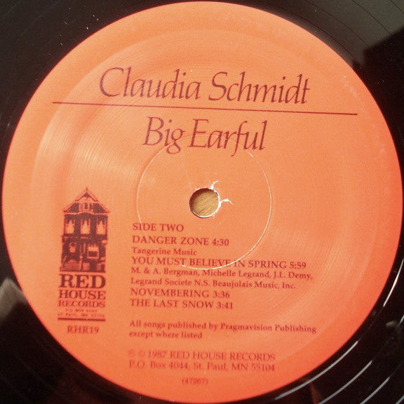 Claudia Schmidt : Big Earful (LP, Album)