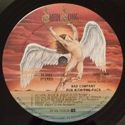 Bad Company (3) : Run With The Pack (LP, Album, RE, RI-)