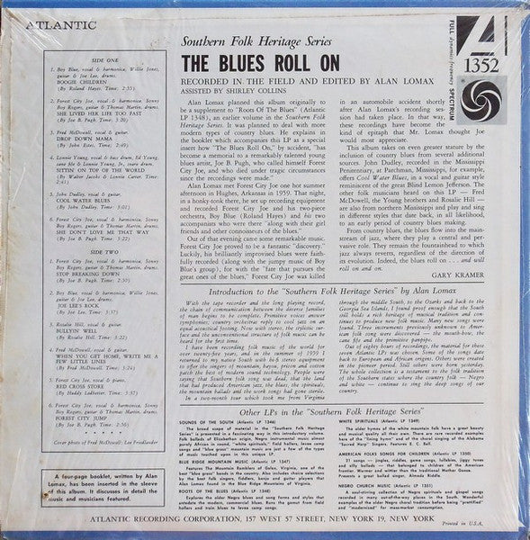 Various : The Blues Roll On (LP, Comp, Mono, RP)