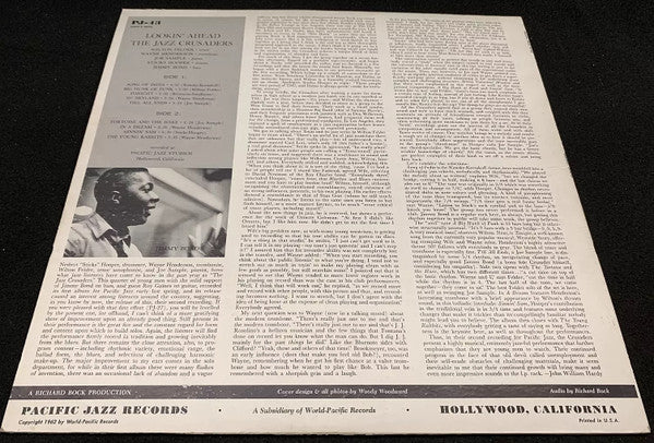 The Crusaders : Lookin' Ahead (LP, Album, Mono, RE)