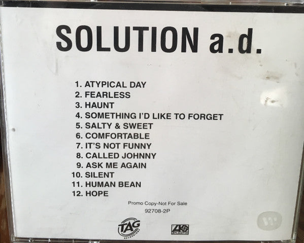Solution A.D. : Happily Ever After (CD, Album, Promo)