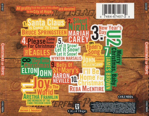 Various : Christmas Of Hope (CD, Comp)