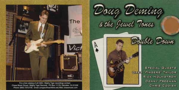 Doug Deming & The Jewel Tones Special Guests Greg "Fingers" Taylor, Rick Holmstrom, Denny Freeman, Chris Codish : Double Down (CD, Album)