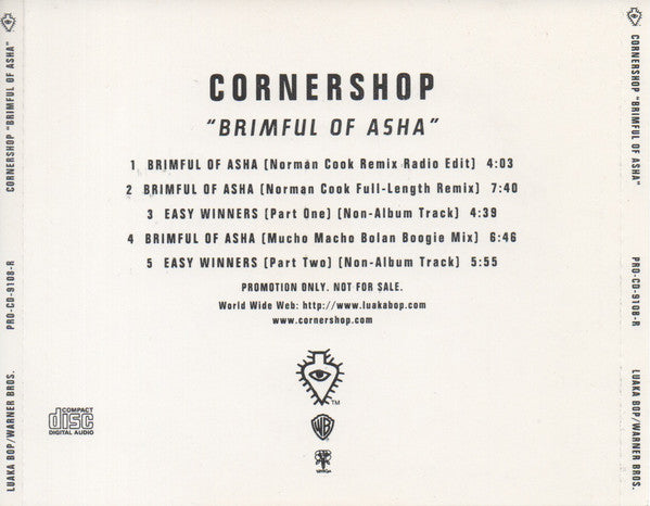 Cornershop : Brimful Of Asha (CD, Single, Promo)