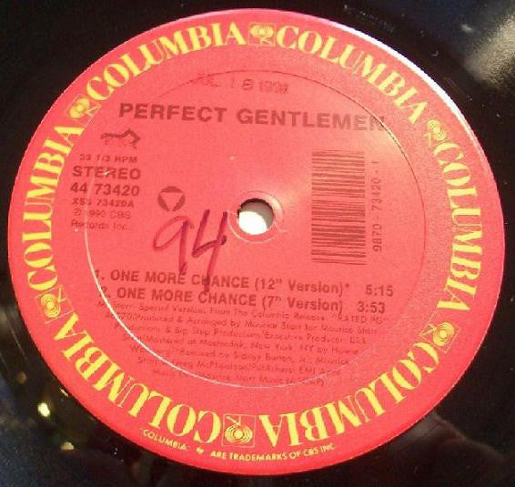 Perfect Gentlemen : One More Chance (12")