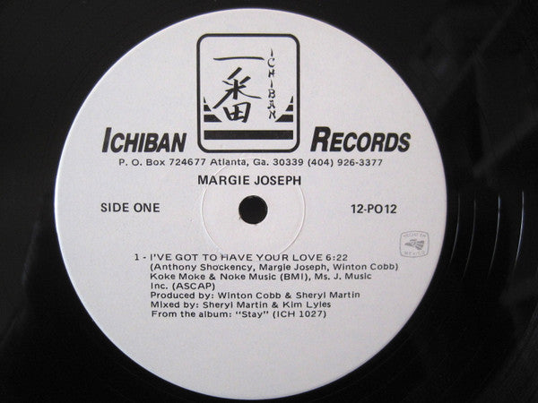 Margie Joseph : I've Got To Have Your Love (12", Maxi, Promo)