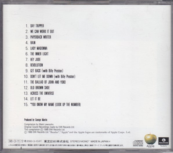The Beatles : Past Masters • Volume Two (CD, Comp, Mono, RE, RM)