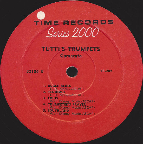 Tutti Camarata : Tutti's Trumpets (LP, Album, Mono)