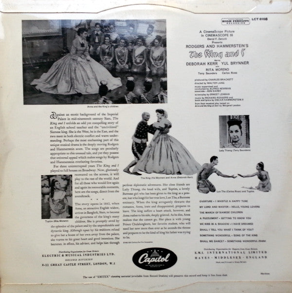 Rodgers & Hammerstein : The King And I (LP, Mono, Bla)