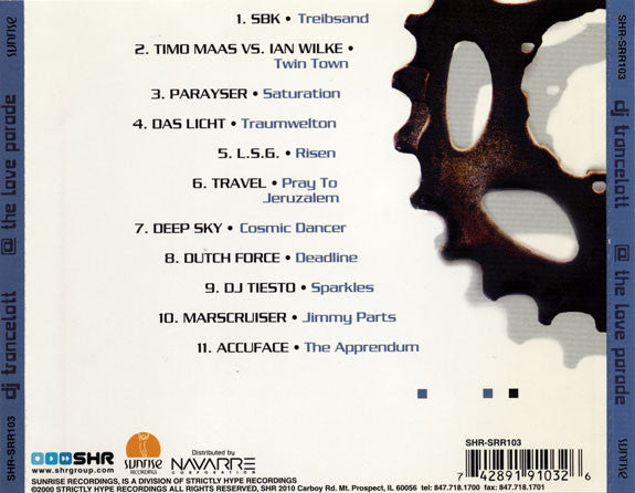 DJ Trancelott : @ The Love Parade - Best Of German Trance (CD, Mixed)
