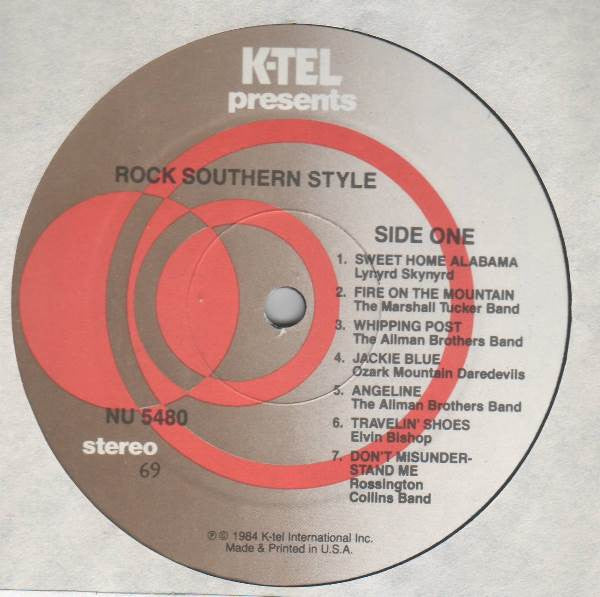 Various : Rock Southern Style (LP, Comp)