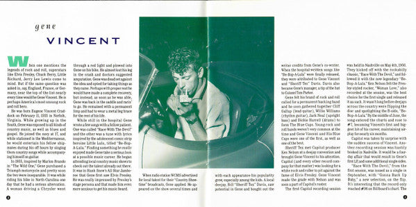 Gene Vincent : The Capitol Collector's Series (CD, Comp, RE, RM)