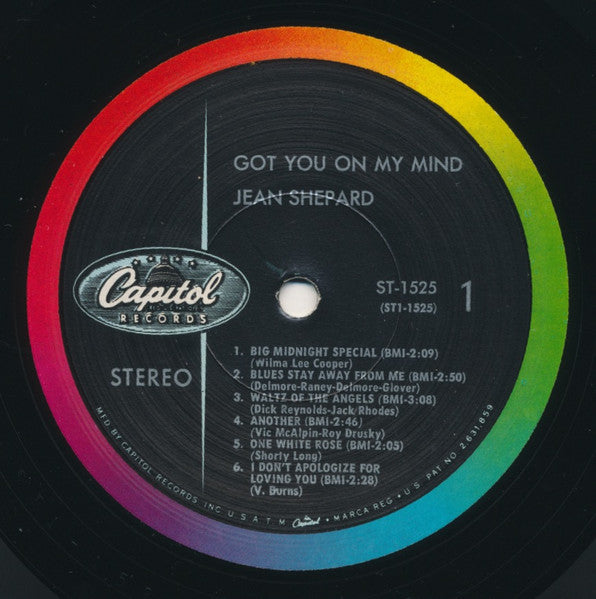 Jean Shepard : Got You On My Mind (LP)