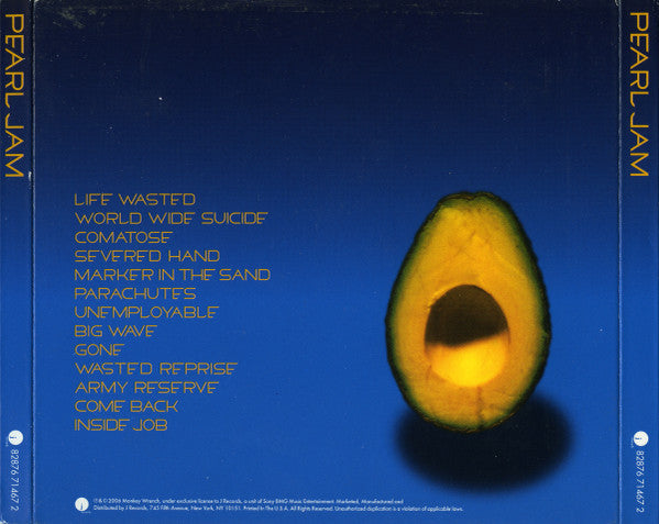 Pearl Jam : Pearl Jam (CD, Album, Dig)