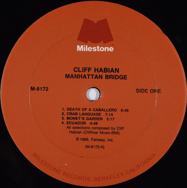 Cliff Habian : Manhattan Bridge (LP, Album)