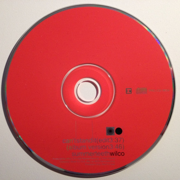 Wilco : Can't Stand It (CD, Single, Promo)