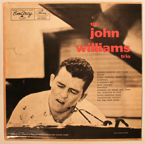 John Williams (5) : John Williams Trio (LP, Mono)