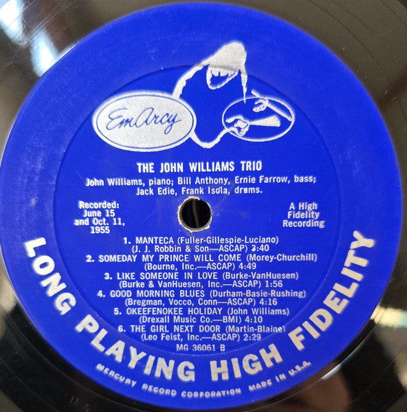 John Williams (5) : John Williams Trio (LP, Mono)