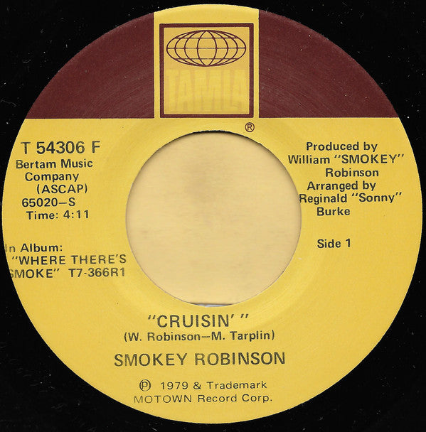 Smokey Robinson : Cruisin' / Ever Had A Dream (7", Single)