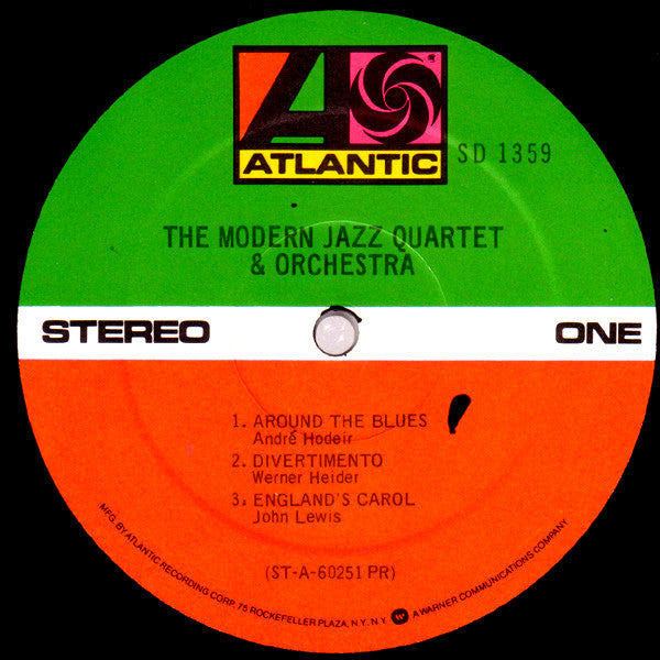 The Modern Jazz Quartet : The Modern Jazz Quartet & Orchestra (LP, RE, Pre)