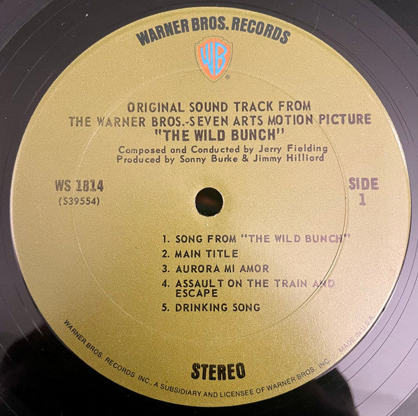 Jerry Fielding : The Wild Bunch - Original Motion Picture Sound Track (LP, Album)