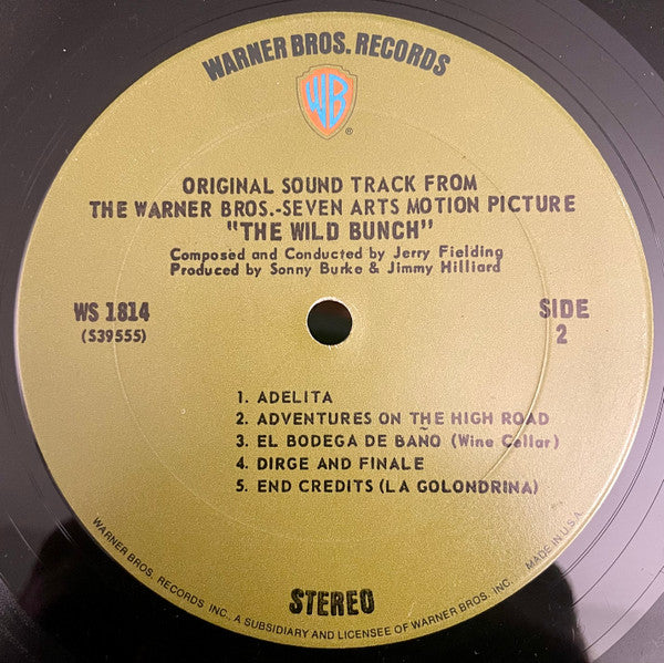 Jerry Fielding : The Wild Bunch - Original Motion Picture Sound Track (LP, Album)