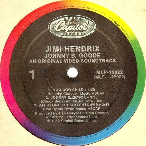 Jimi Hendrix : Johnny B. Goode (An Original Video Soundtrack) (12", MiniAlbum, Spe)