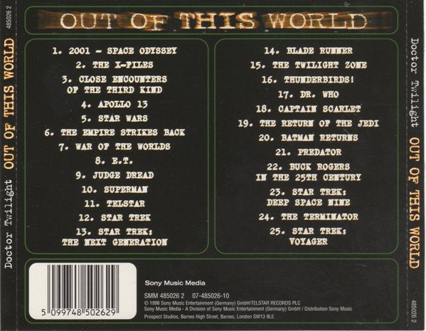 Doctor Twilight : Out Of This World (CD, Album)