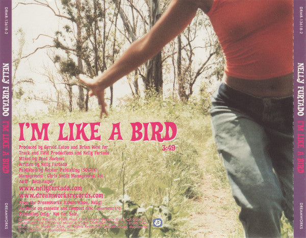 Nelly Furtado : I'm Like A Bird (CD, Single, Promo)