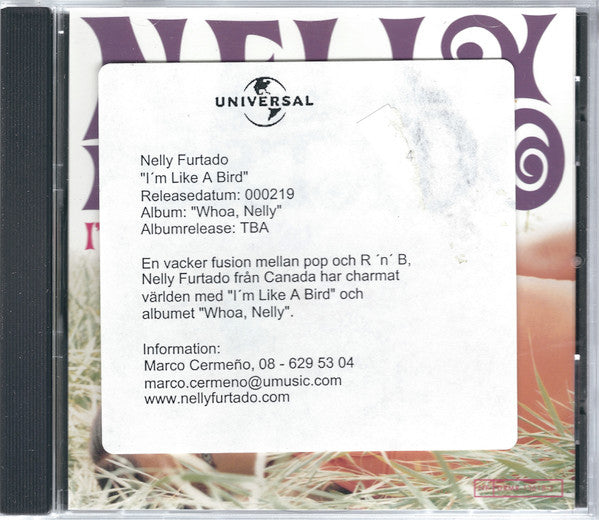 Nelly Furtado : I'm Like A Bird (CD, Single, Promo)