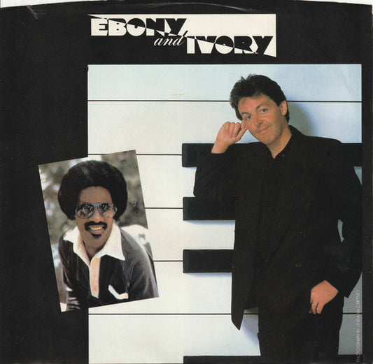 Paul McCartney : Ebony And Ivory (7", Single, Styrene, Pit)