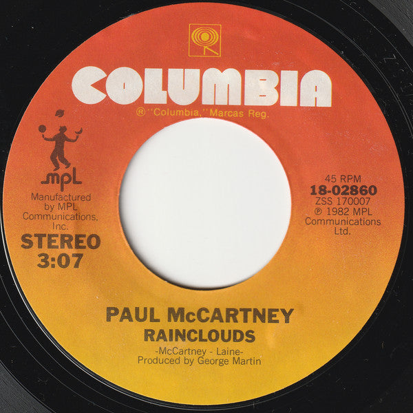 Paul McCartney : Ebony And Ivory (7", Single, Styrene, Pit)