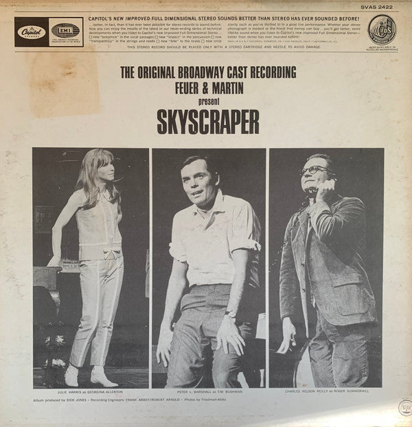 Julie Harris (3) : Skyscraper (Original Broadway Cast) (LP, Album)