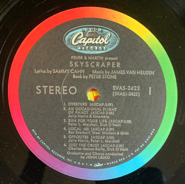 Julie Harris (3) : Skyscraper (Original Broadway Cast) (LP, Album)
