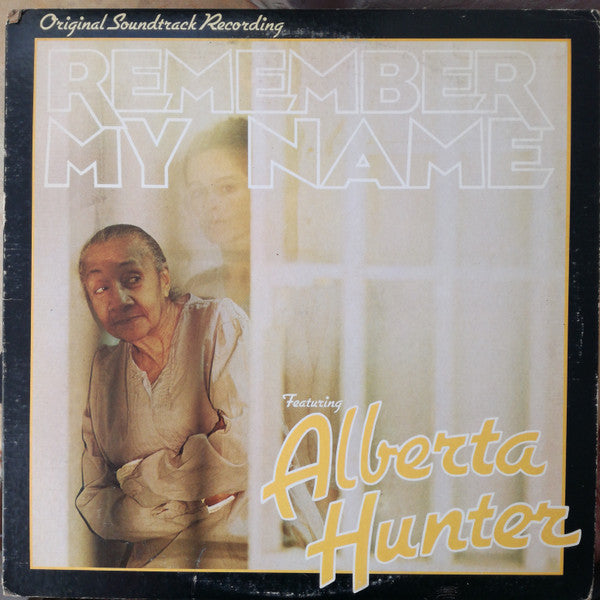 Alberta Hunter : Remember My Name (Original Soundtrack Recording) (LP, Promo)