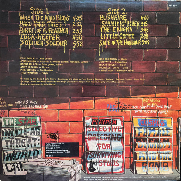 Eric Bogle With John Munro And Brent Miller : When The Wind Blows (LP, Album, Wak)