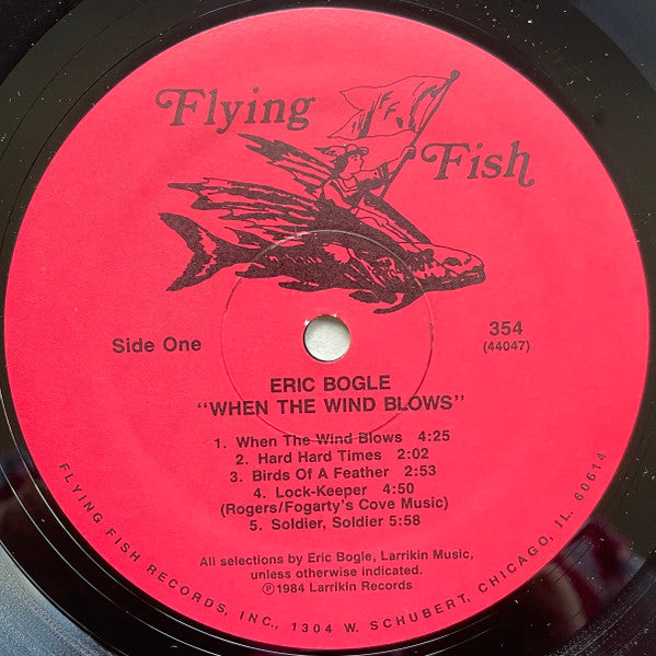 Eric Bogle With John Munro And Brent Miller : When The Wind Blows (LP, Album, Wak)