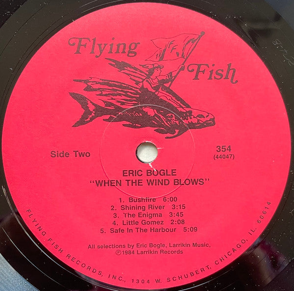 Eric Bogle With John Munro And Brent Miller : When The Wind Blows (LP, Album, Wak)