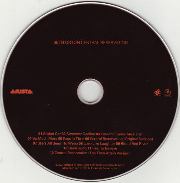 Beth Orton : Central Reservation (CD, Album)