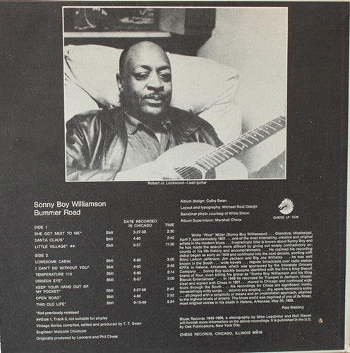 Sonny Boy Williamson (2) : Bummer Road (LP, Album)