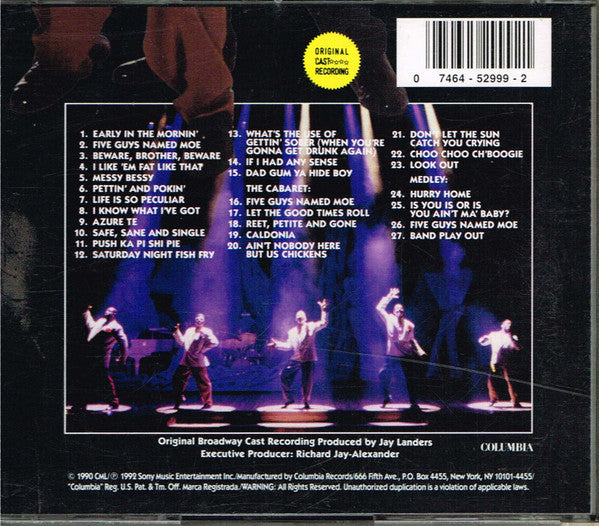 Various : Five Guys Named Moe (Original Broadway Cast Recording) (CD, Album)
