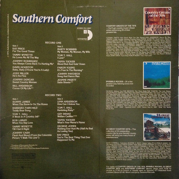 Various : Southern Comfort (2xLP, Comp)