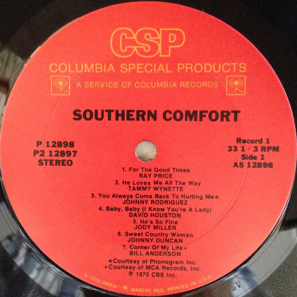 Various : Southern Comfort (2xLP, Comp)