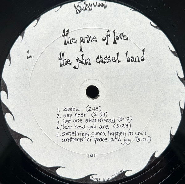 The John Cassel Band : The Price Of Love (LP, Album)