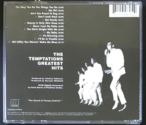 The Temptations : Greatest Hits (CD, Comp, RE, RM)
